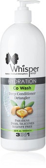 Whisper Whip Leave In Co-Wash perfect for Detangling, Hydration, and Shine