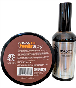 Silvertree Moroccan Argan Oil presents an exceptional percentage of essential fatty acids, one of which is linoleic acid omega 6, ensuring the functions of repair and defense of the hair and skin. The essential fatty acids fight against drying, dehydrating and the loss of elasticity which encourage the appearance of wrinkles. Vitamin E protects the cell membranes against lipid oxidization and thus slows down the process of hair and skin ageing. 

DIRECTIONS:
Hair: Spread the argan oil from the roots to the ends and leave for about an hour before shampooing. Dry and brittle hair recovers brilliance and suppleness.
Body: After bath, warm the argan oil in your hands and massage your body with upward movements. Twice or three times a week.

100ml

 

 Silvertree Argan Oil Ultra Hydrating Mask is an intense conditioning treatment that hydrates and restores hair's natural moisture balance. It helps restructure hair's protective film to shield it from damage and helps revitalize dry, brittle, and damaged hair, leaving it smooth, shiny and manageable with extra strength. Rich in nutrients such as Vitamin E, Omega 3, and Omega 9 fatty acids. This formula Restores Moisture, Improves Elasticity and  helps hair Regains Manageability

Directions: Apply to towel dried hair and massage through from roots to ends. Wait 5-10 minutes then rinse thoroughly and style as desired.

8.45 fl. oz

 