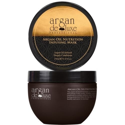  You're About To Fall In Love With Your Hair Again! You'll Love How Soft, Silky, And Easily Manageable Your Hair Is. Whether you have hair that is dry and damaged or just in need of moisturizing and deep conditioning, Hydrating Argan Oil Hair Mask will Reinvigorate & Revitalize your hair leaving it Soft, Silky, Shiny, and Easier to Manage. This Premium 5 Minute Hydration and Restoration treatment will make you Love the way your hair Looks, Feels, and Smells. Salon stylists and customers Love Our Hair Mask because it Deeply Conditions, Hydrates, and Moisturizes Hair Giving it a Soft and Silky Texture. It Repairs, Restores, and Strengthens weak, damaged, and overprocessed hair. It also Revives Dull and Dry Hair Improving its Manageability and Elasticity and gives it a Beautiful Shine. Further it Nourishes Your Hair with the Highest Quality Cosmetic Grade Argan Oil Rich in Essential Vitamins and Nutrients. It also Protects and Shields Hair from Damage Caused by Heat Styling. After you begin using Hydrating Argan Oil Hair Mask, You'll Absolutely Love how your hair Looks, Feels, and Smells. Our professional series premium quality formulation is considered the best Argan oil hair mask treatment by salon stylists and customers around the world so We Know You'll Love it Too! This treatment is packaged with a self-sealing cap. New units of this product will have a secured cap and will be sealed with shrink-wrap however will not contain a lid or additional seal below the cap.

Arganmidas instant repair mask is a 5-7 minute revitalizing treatment that quickly repairs hair that's weak, damaged or color-treated. Its high-performance formula is rich in argan oil and protein to fortify and restructure hair that's been damaged by chemical treatments or heat styling. It actually infuses protein back into the weakened hair shaft, so hair becomes stronger an beautiful.

 