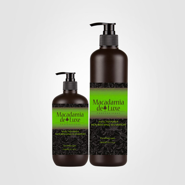 Macadamia Nourishing Shampoo is designed to all hair types and is excellent for dry, damaged hair. Gently cleanses chemically treated, damaged hair. Replenishes moisture with no heavy build-up. Protects from harsh daily environmental elements.

Directions
Apply to wet hair and lather with a gentle massaging motion. Rinse thoroughly and repeat if necessary.
32 oz.