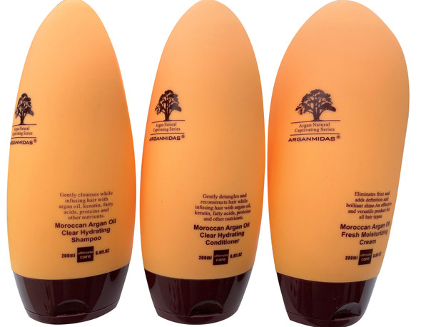 Arganmidas Wash and Go Bundle: Shampoo, Conditioner and Fresh Moisturizing Cream Arganmidas Wash and Go Bundle: Shampoo, Conditioner and Fresh Moisturizing Cream