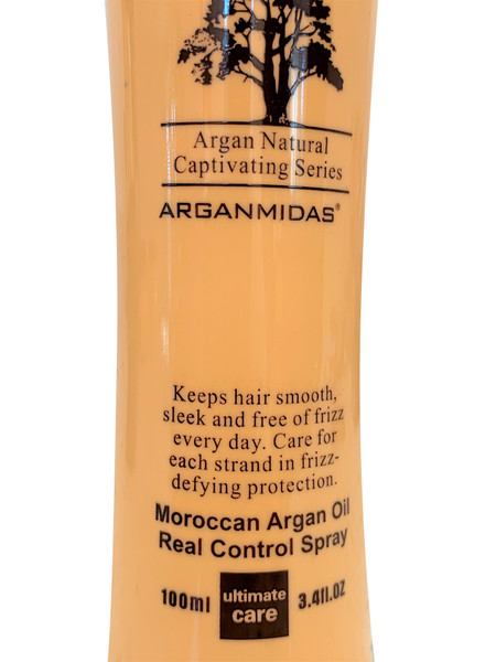 Arganmidas Moroccan Argan Oil Shine Spray with Static, Frizz, and Split End Control-Thermal Damage Protector 