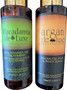 Macadamia and Argan Deluxe  Bonus Set contains 1 each of the amazing hair and body oil serum

 Macadamia Oil Serum is a therapeutic hair oil for all textures that instantly absorbs and penetrates into hair and scalp. Infuses moisture, softness and shine with lightweight and non-greasy texture, leaving hair ultra-smooth, manageable and shiny. Includes natural UV protection to extend the life of color treatments. Especially beneficial to hair in need of hydration and reduces drying time by 40%-50%.

Instantly absorbs and penetrates; lightweight and non-greasy
Leaves hair ultra-smooth, manageable and shiny
Especially beneficial to hair in need of hydration
 

Moroccan Argan Oil Serum-Repairs, softens and strengthens dry, brittle, frizzy, overworked hair Not oily or greasy and there's no buildup to make your hair heavy and flat Reduces drying time (40-50%) Encourages healthier hair growth Argan oil is produced using the highest standards in the industry, with the only agricultural source of Argan oil in the world. MANY USES: Apply to face for deep moisturizing that provides a radiant and glamorous glow. Apply to dry, damaged, or brittle hair for a shiny, lustrous, celebrity look. Use on entire body to condition, nourish and maintain healthy skin. Apply to brittle, yellow nails to soften, strengthen, and restore their youthful appearance. ORGANIC HYDRATION: Naturally rich in beneficial fatty acids, Vitamin E, and carotenes, our certified Organic Argan oil relieves severely dry skin and provides protection against cold winds,  and pollution.
 1.69 oz.

Directions:
Hair-Apply a small amount throughout damp or dry hair, do not rinse. Style as usual.
Body-After bath, warm the argan oil in your hands and massage your body with upward movements. Twice or three times a week.
