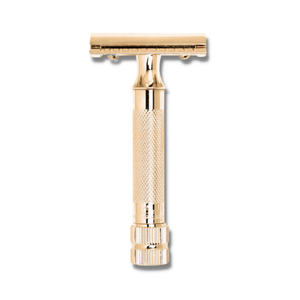 Merkur 34G Gold Heavy Duty DE Safety Razor | Agent Shave | Wet Shaving Supplies UK