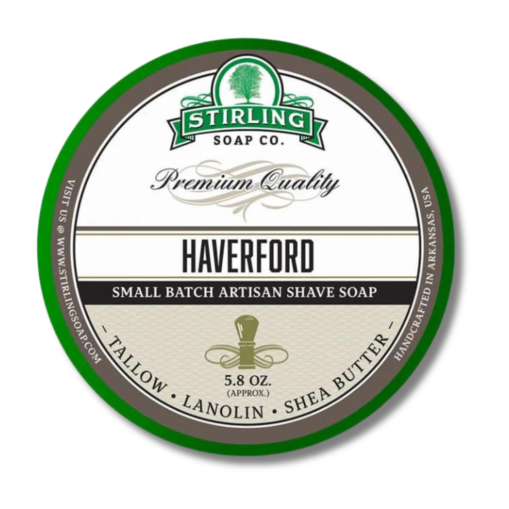 Stirling Shaving Soap - Haverford | Agent Shave | Wet Shaving Supplies UK