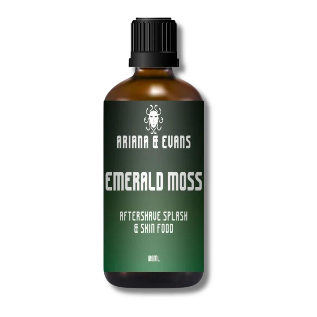 Ariana & Evans Emerald Moss Aftershave 100ml | Agent Shave | Wet Shaving Supplies UK