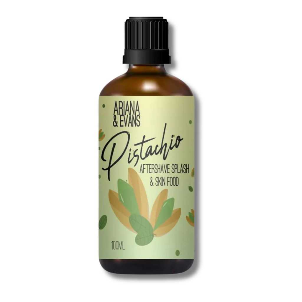 Ariana & Evans Aftershave - Pistachio 100ml | Agent Shave | Wet Shaving Supplies UK