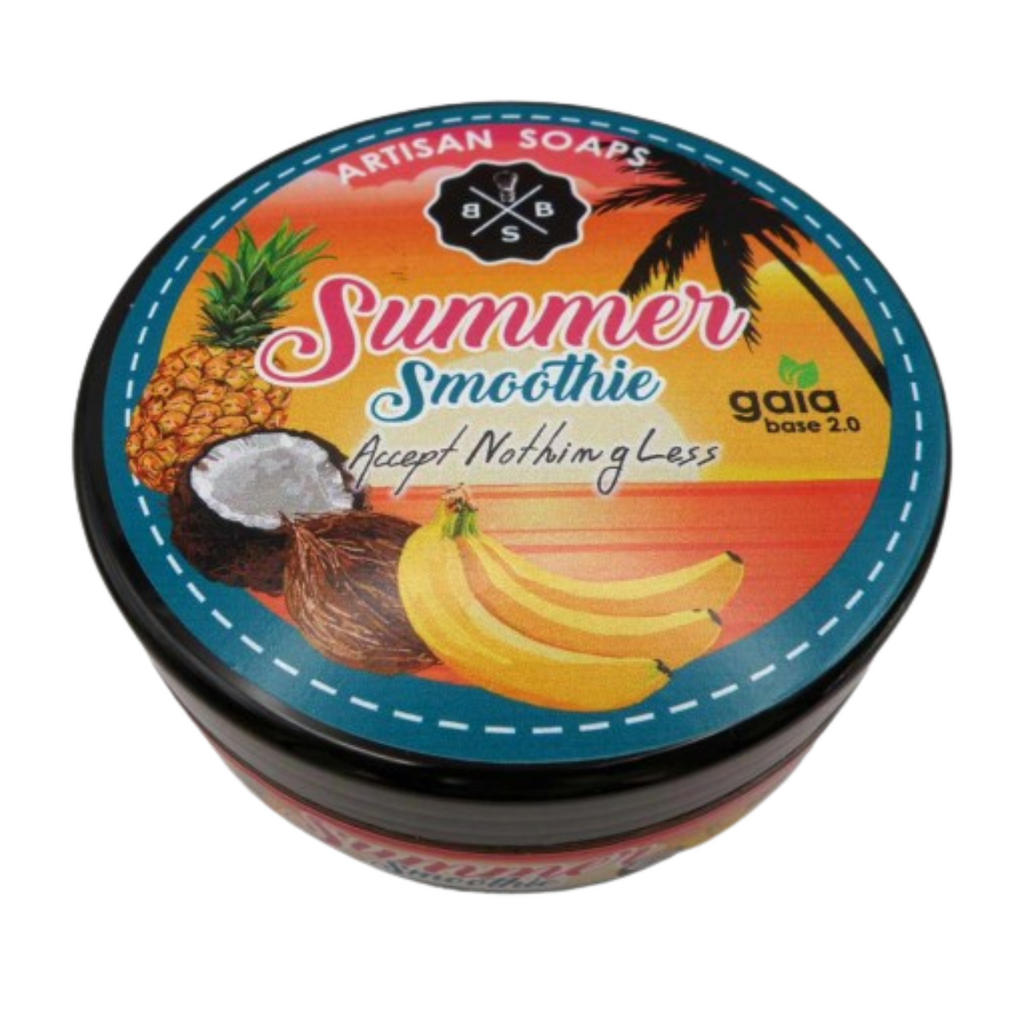 BBS Soaps Artisan Shaving Soap Summer Smoothie | Agent Shave | Wet Shaving Supplies UK