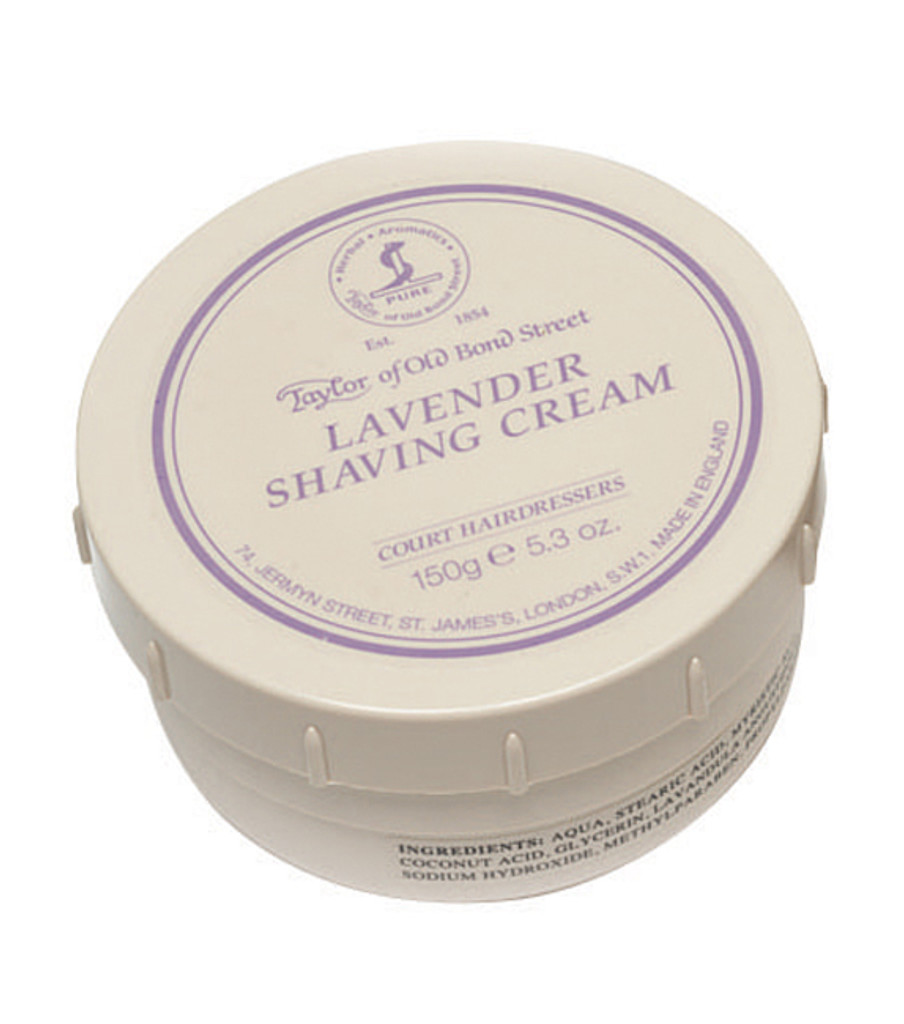 Taylor of Old Bond Street - Lavender Shaving Cream 150g | Agent Shave | Wet Shaving Supplies UK