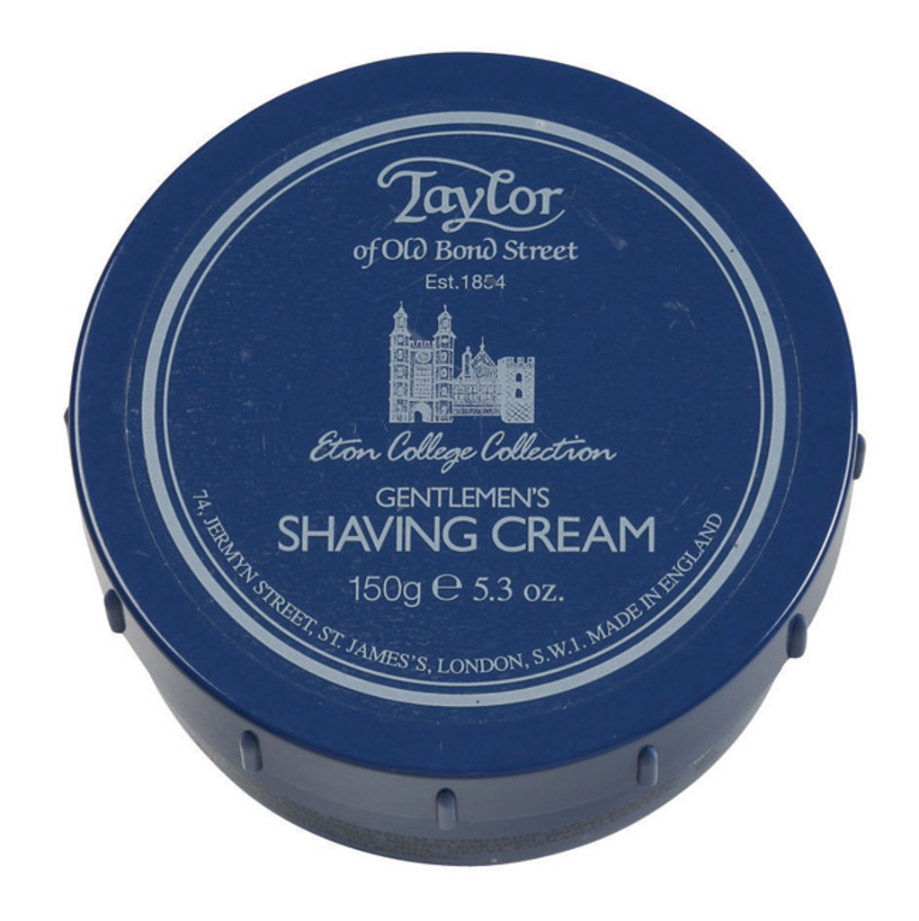 Taylor of Old Bond Street - Eton College Collection Shaving Cream 150g | Agent Shave | Traditional Wet Shaving