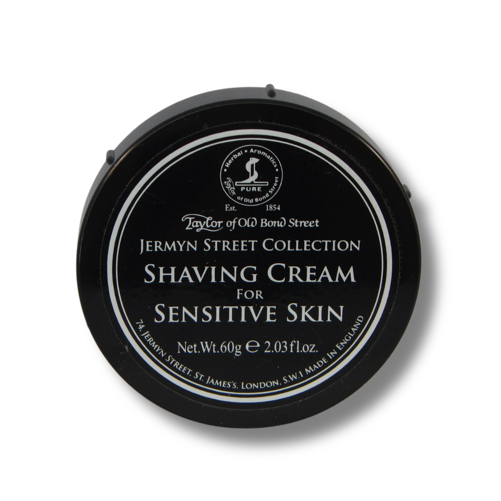 Taylor of Old Bond Street - Jermyn Street  Shaving Cream for Sensitive Skin 60g | Agent Shave | Wet Shaving Supplies UK