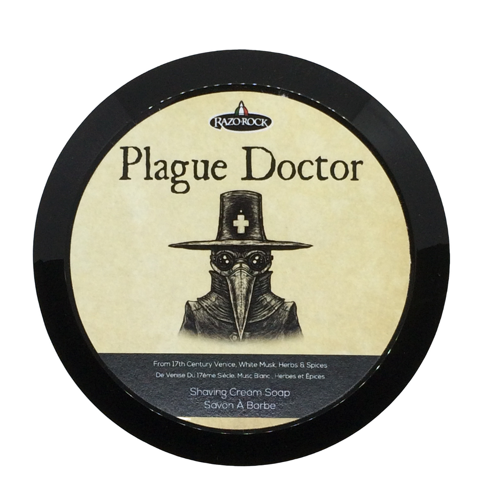 RazoRock Plague Doctor Shaving Cream Soap 150ml | Agent Shave | Wet Shaving Supplies UK