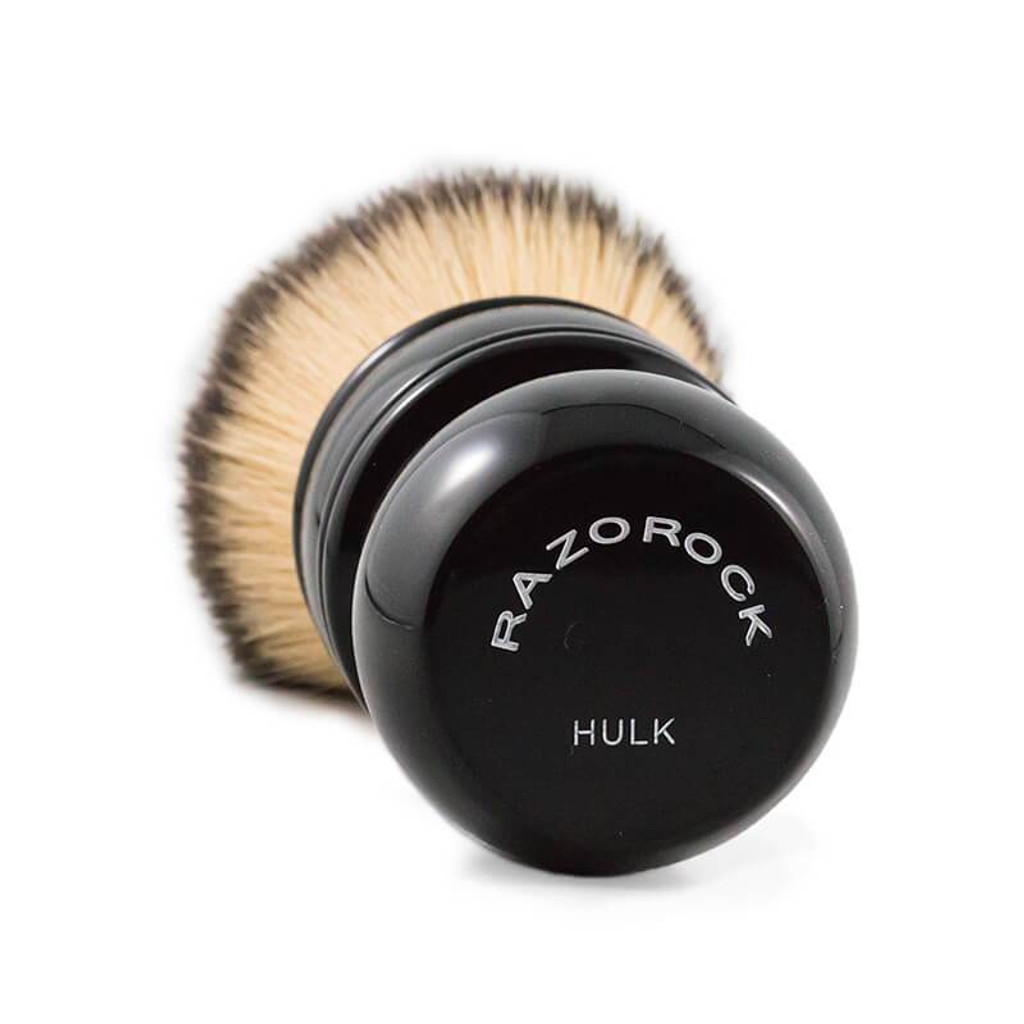 RazoRock The Hulk Plissoft Synthetic Shaving Brush | Agent Shave | Wet Shaving Supplies UK