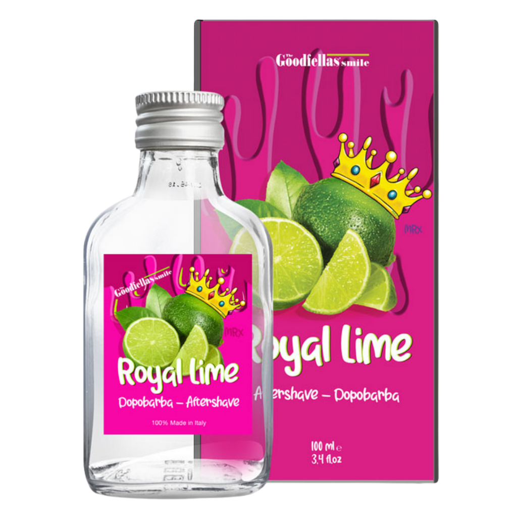 The Goodfellas Smile Royal Lime Aftershave 100ml | Agent Shave | Wet Shaving Supplies UK