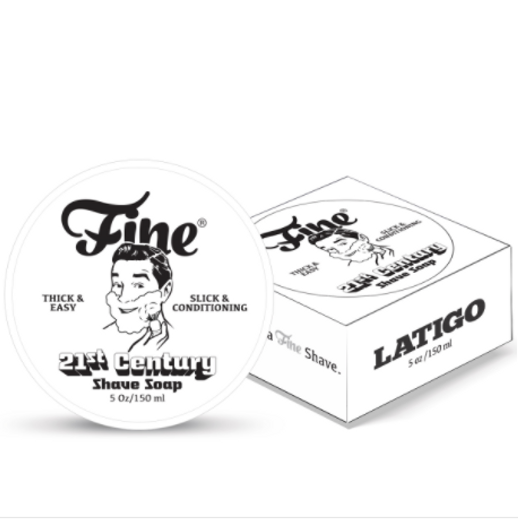 Fine Latigo 21st Century Shaving Soap 150ml | Agent Shave | Wet Shaving Supplies UK