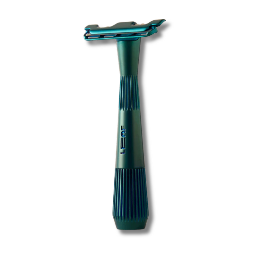 Leaf Twig Safety Razor - Spruce | Agent Shave | Wet Shaving Supplies UK