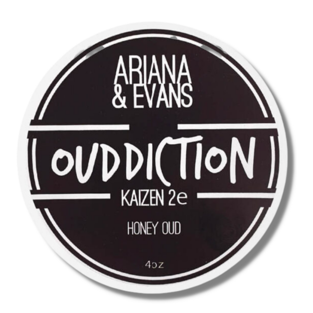 Arianna & Evans Ouddiction Shaving Soap 4oz | Agent Shave | Wet Shaving Supplies UK