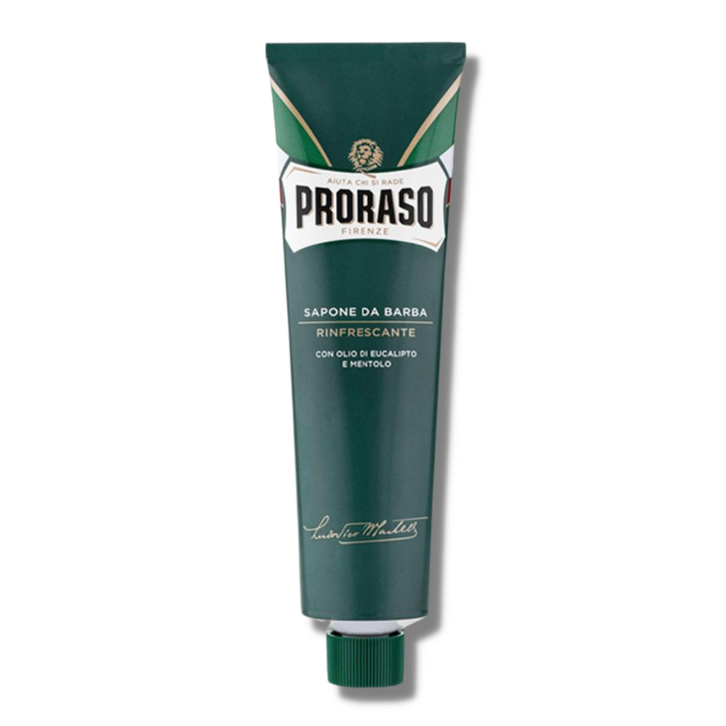 Proraso Green Shaving Cream Tube (Refreshing) 150ml | Agent Shave | Wet Shaving Supplies UK.