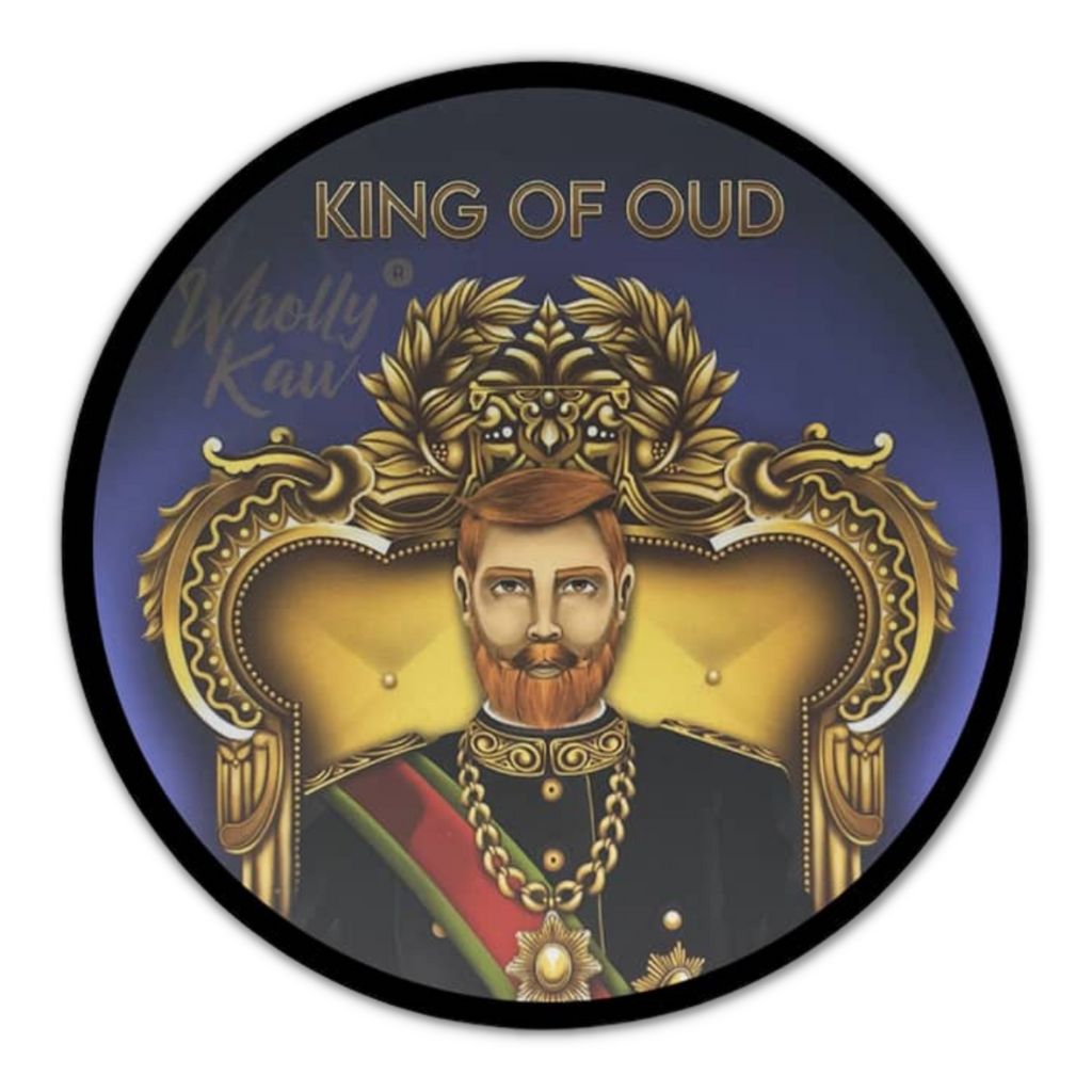 Wholly Kaw King of Oud Shaving Soap 4oz | Agent Shave | Wet Shaving Supplies UK
