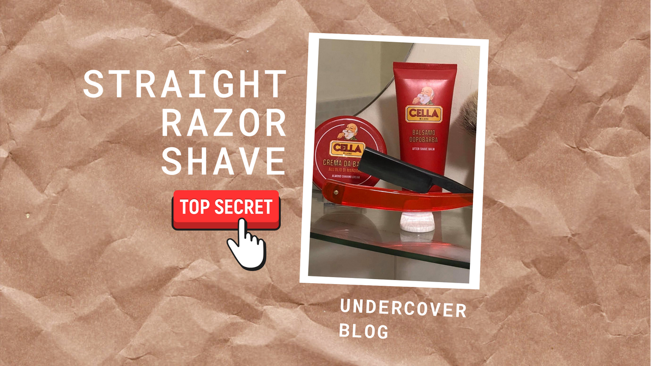 Straight Razor Shave Undercover Report agentshave