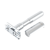 Merkur 701 Futur Adjustable Double Edge Safety Razor - Chrome | Agent Shave | Wet Shaving Supplies UK