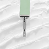 Rockwell Model T2 Safety Razor - White Chrome | Agent Shave | Wet Shaving Supplies UK