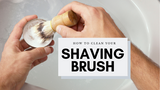 How to clean your shaving brush