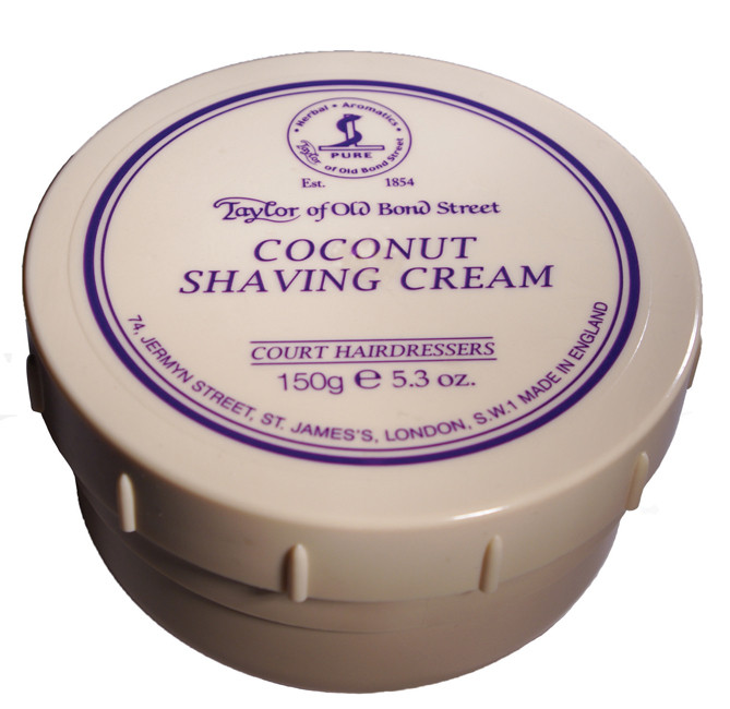 Taylor of Old Bond Street Coconut Shaving Cream 150g Agent Shave