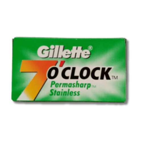 Gillette 7 O'Clock Permasharp Stainless Double Edge Razor Blades