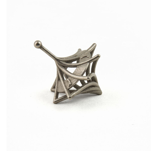 Joy Stember 3D-printed Twisted Caged Hanukkah Dreidel