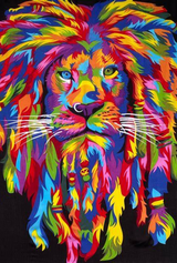 Buy wholesale from Australia, Lion Print Rayon Fringed Sarong