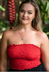 Boob tube red