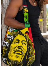 Reggae Rasta shoulder bag for fans of Jamaican culture, Bob Marley and Reggae music festivals. Buy wholesale from Australia  C