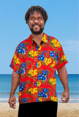 Tony Hawaiian shirt Red Savannah