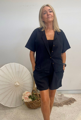 Linnen Shirt and Short Set shop online at Summer Breeze Designs Cairns Australia