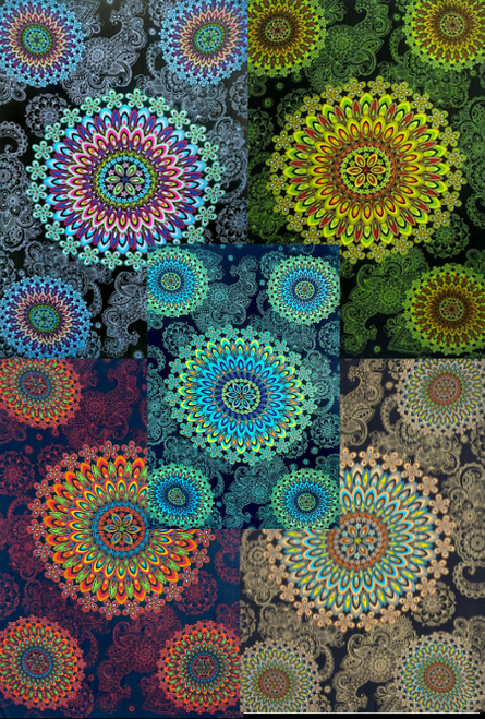 Lotus 5 Circle Sarong PKT5 Asst