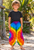 Kids tie dye harem pants