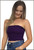 Purple Block strapless