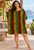 C# Reggae Rasta Kaftan for fans of Jamaican music legend Bob Marley . Ladies Kaftan. Summer clothing, beach wear for women One size fits size 10 to 22