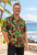Hawaiian Tony shirt Men's Pineapple Black