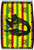 Reggae Rasta sarong buy wholesale from Australia. For fans of Jamaican legend Bob Marley and reggae rasta music festivals