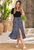 Tanya long summer skirt, Leo White, Shirring waist , light cool comfortable rayon fabric