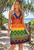 Ladies rainbow crochet dress