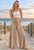 Sky Panel pants striped, tan white