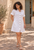 Harper Linen shirt dress, color white, buy wholesale from Cairns Australia