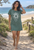 t-shirt dress Teal