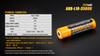 ARB-L18-3500U [18650] - Fenix Micro USB Rechargeable - Li-ion 3.6V 3500mA