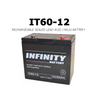 IT 60-12 -  Infinity 12volt - 60Ah SLA Battery (Nut and Bolt)