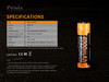 ARB-L21-4000P [21700] - Fenix 'High Output' Rechargeable Battery - Li-ion 3.6V 4000mAh