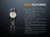 LD15R  Fenix Rechargeable Flashlight 500 lumens